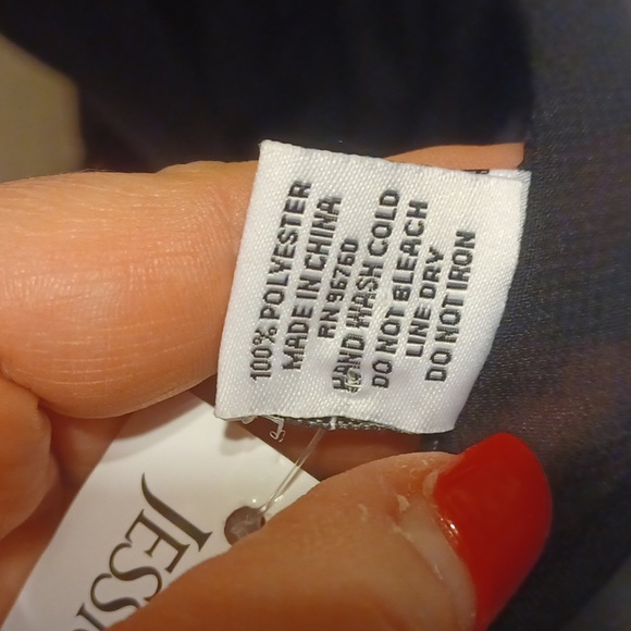 Black Sheer Wrap with Embellishments by Jessica Mc Clintock. NWT - Picture 5 of 6